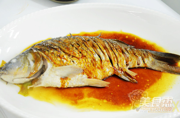 Boiled Oil Splashed Carp recipe