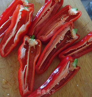Appetizing Meal-stuffed Red Pepper recipe