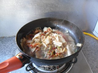 Spicy Cabbage Roasted Bean Curd recipe