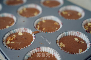 Cocoa Walnut Cake Cup recipe