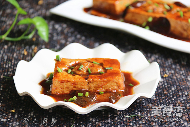 Mushroom Tofu with Meat recipe