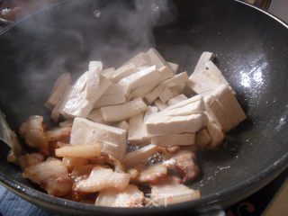 Stir-fried Pork Belly with Tofu recipe