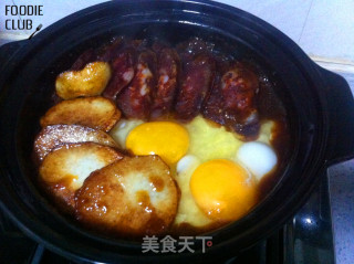 Sausage Claypot Rice recipe