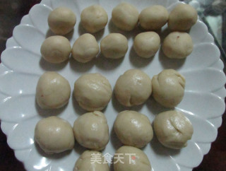 Red Bean Paste with Egg Yolk recipe