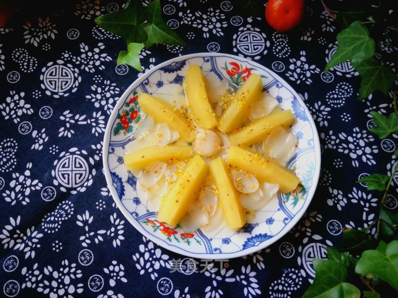 #团圆饭# Apple Steamed Lily recipe