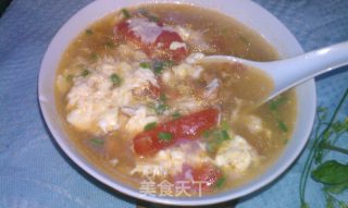 Tomato Meat and Egg Soup recipe