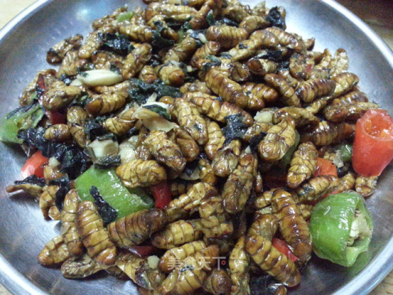 Silkworm Chrysalis-hometown Cuisine recipe