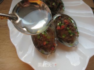 Steamed Abalone with Garlic Vermicelli recipe