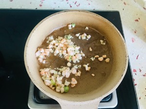 Noodles with Shrimp and Eggplant recipe