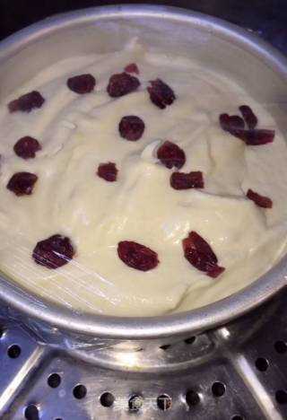 Cranberry Steamed Cake recipe