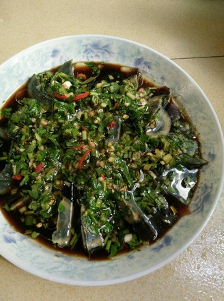 Preserved Egg with Cold Dressing recipe