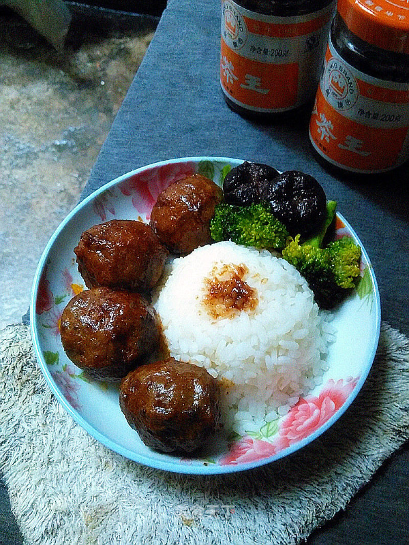 [shacha Delicacies] Chinese Beef Balls on Rice