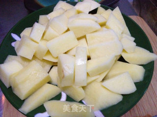 Potato Chunks with Olive Oil and Black Pepper recipe