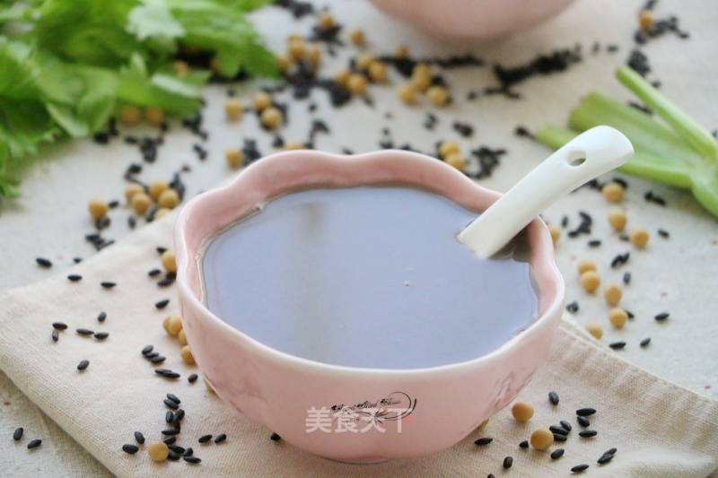 Celery Black Rice Soy Milk recipe