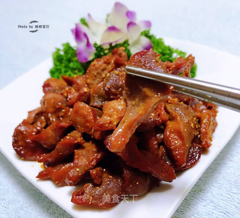 Finger Sucking Barbecue Chicken Gizzards recipe