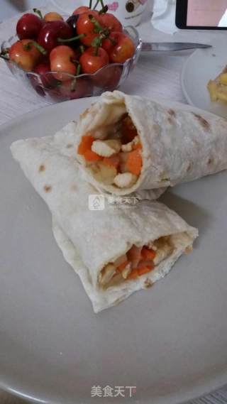 Potato Rolls, Chicken Rolls, Fried Three Shreds of Chicken Shreds, Radish Shreds and Potato Shreds recipe