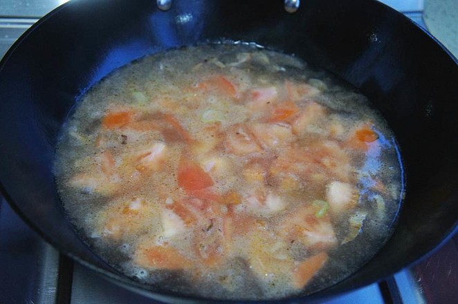 Quick Breakfast Vegetable Pimple Soup recipe