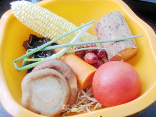 Yam Fresh Vegetable Soup recipe