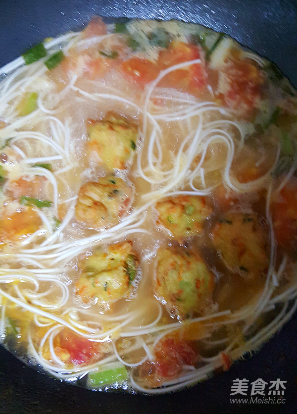 Tomato Meatball Noodle recipe