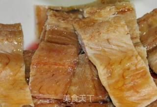 Grilled Dried Eel with Honey Sauce recipe