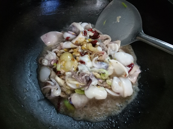Squid Pork recipe