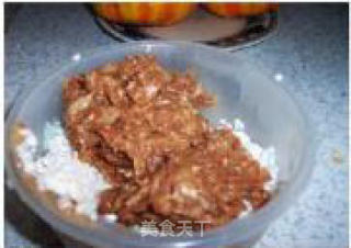 Pumpkin Glutinous Rice Cup recipe