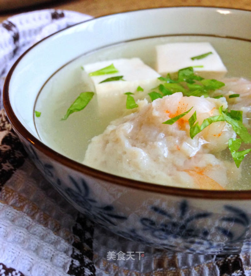 Tofu Shrimp Ball Soup recipe