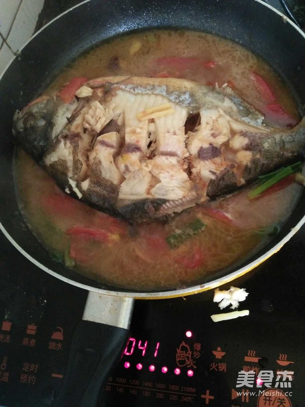 Braised Pomfret recipe