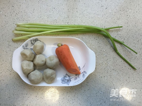 Double Vegetable Fish Ball Soup recipe