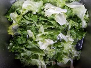 Lettuce in Garlic recipe