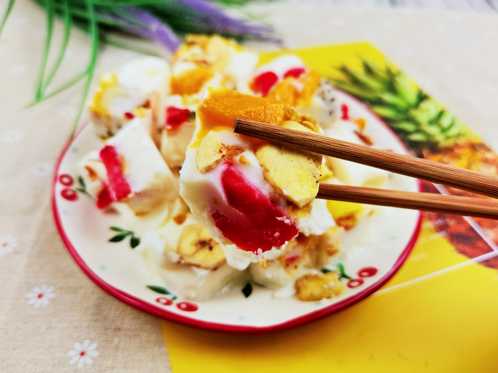 The Recipe is Super Simple, Yet More Delicious Than Ice Cream. Fried Yogurt with Crispy Fruit recipe