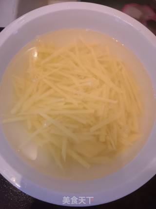 Green Pepper and Potato Shreds recipe
