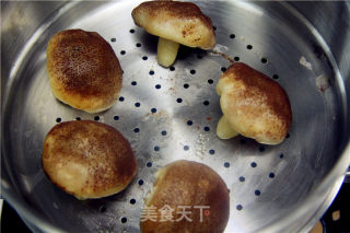 A Must-have Cute Mushroom Bun for Loving Breakfast recipe