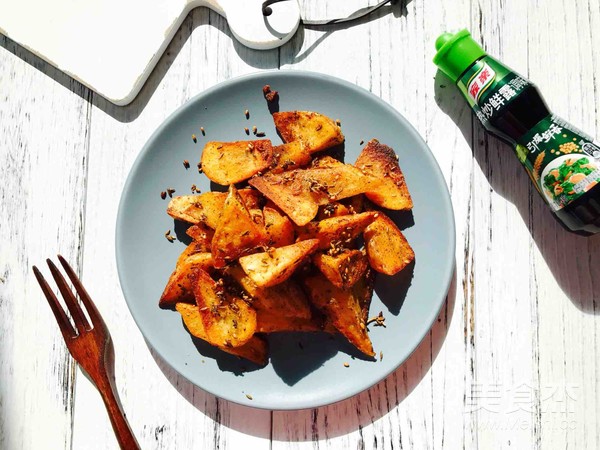 Cumin Potato Wedges (fried Version) recipe