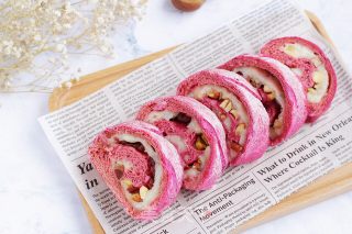 Dragon Fruit Mochi Bread recipe