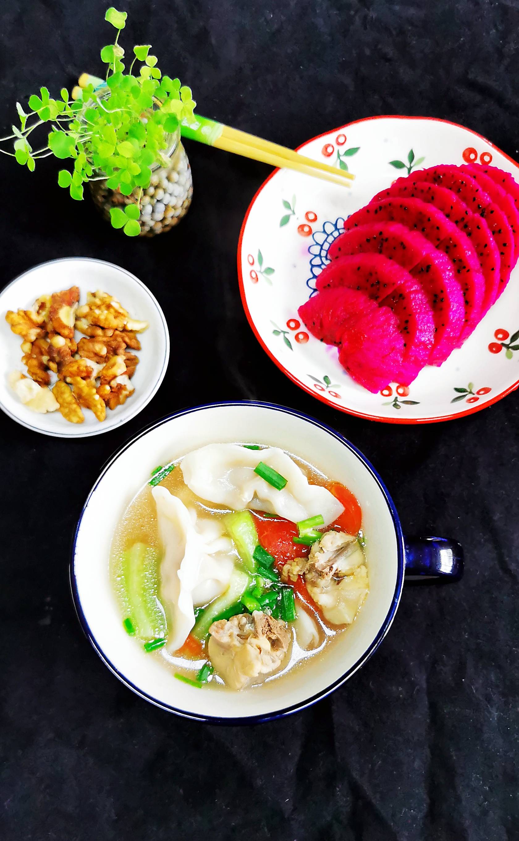 Chicken Soup and Vegetable Dumplings recipe