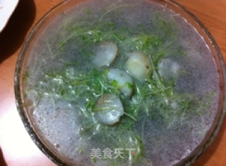 Turnip Seedlings and Taro Soup recipe