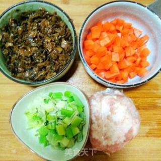 Braised Rice with Plum Vegetables recipe