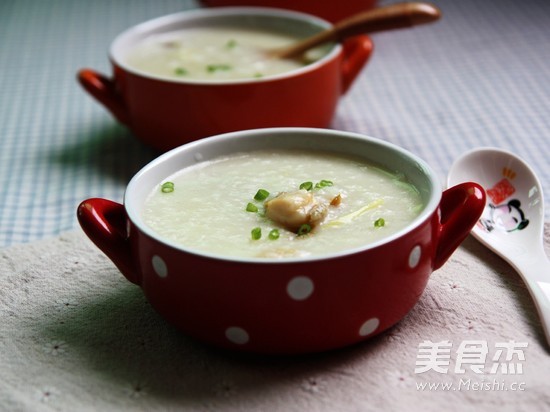 Fresh Abalone and Chicken Congee recipe