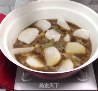 Stewed Beef Brisket with Radish recipe