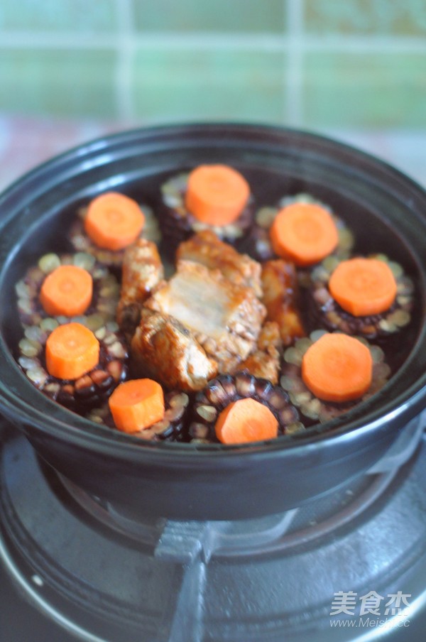 Black Corn Pork Ribs Pot recipe