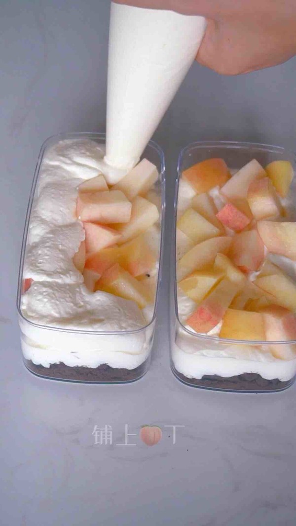Peach Cream Box Cake recipe