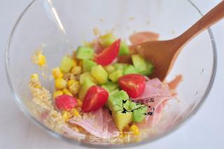 Quinoa Ham Fruit Salad recipe