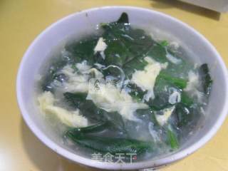 Spinach and Egg Soup recipe