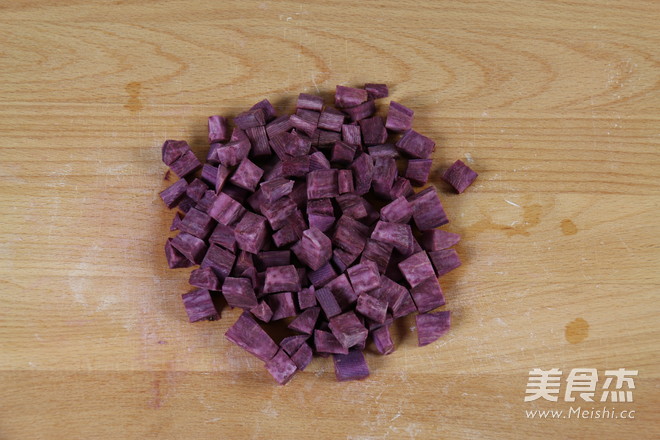 Purple Sweet Potato Taro Wheat Paste recipe