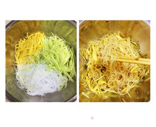 Three Shreds of Cold Salad without Carrots recipe