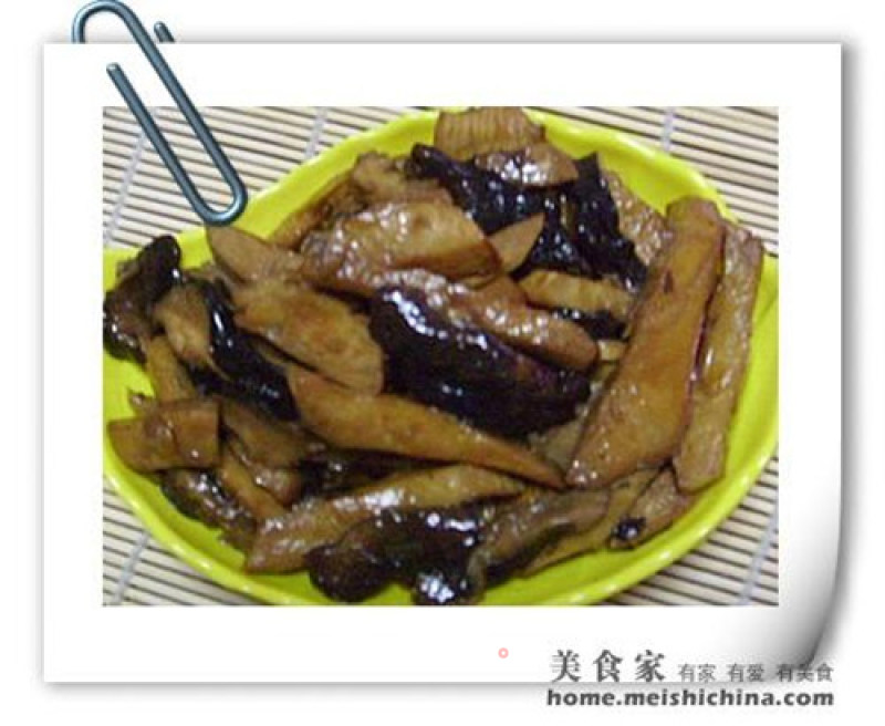 Braised Bamboo Shoots with Mushrooms recipe