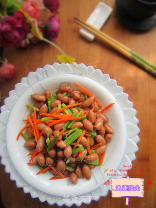 Celery Cold Peanuts recipe