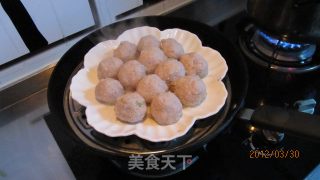 Steamed Lotus Root Meatballs recipe