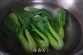 Grilled Choy Sum with Shiitake Mushrooms recipe